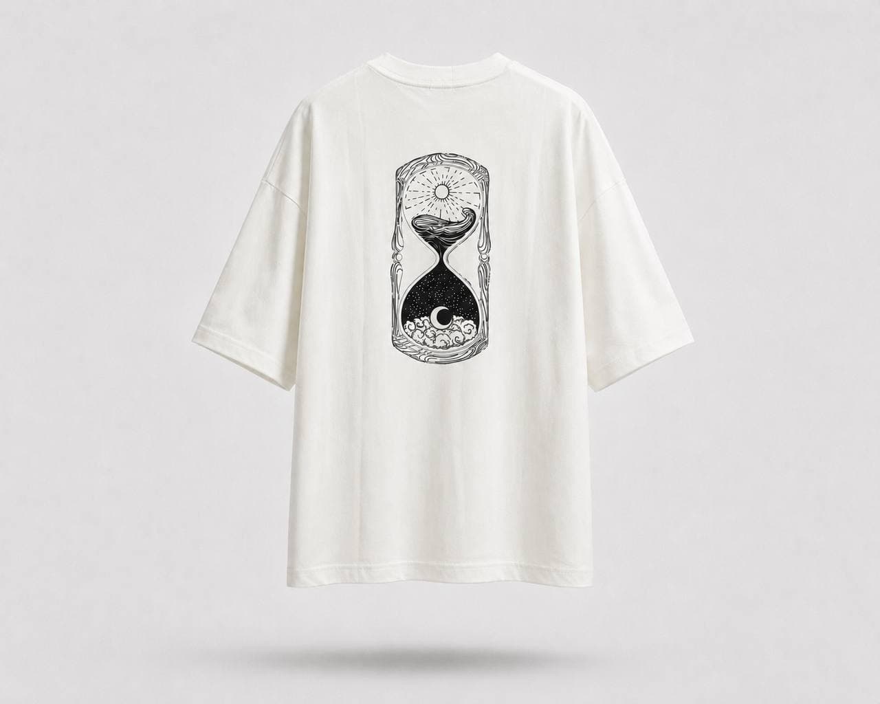 "Time" Футболка — Біла — 1/7