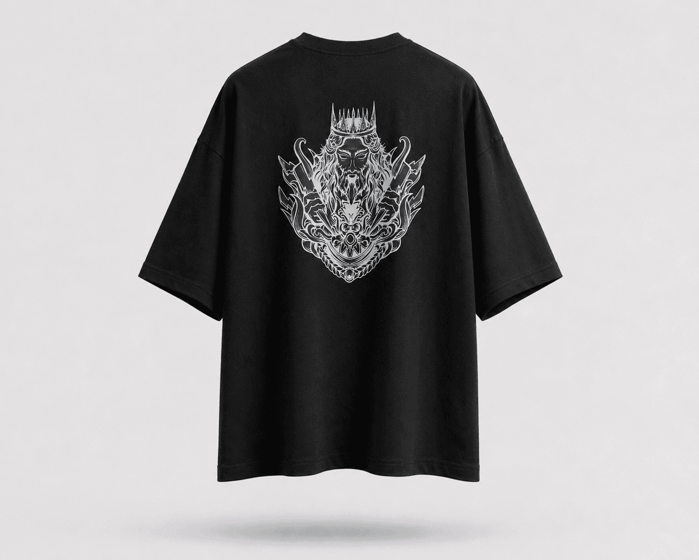 "Zeus" Футболка — Чорна — 1/7